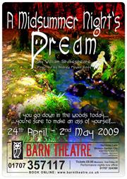 A Midsummer Nightâ€™s Dream by William Shakespeare - Poster