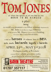 Tom Jones by John Osborne - Poster